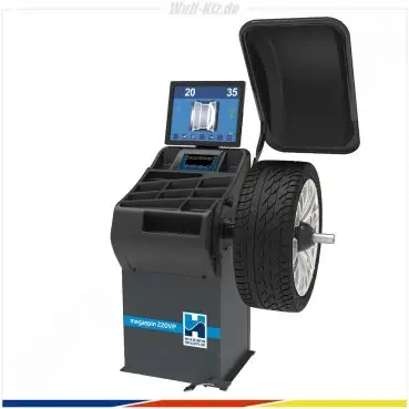 Hofmann Megaplan Radauswuchtmaschine megaspin 220VP mit Transportschaden